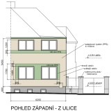 Fasda rodinnho domu v Mlad Boleslavi
